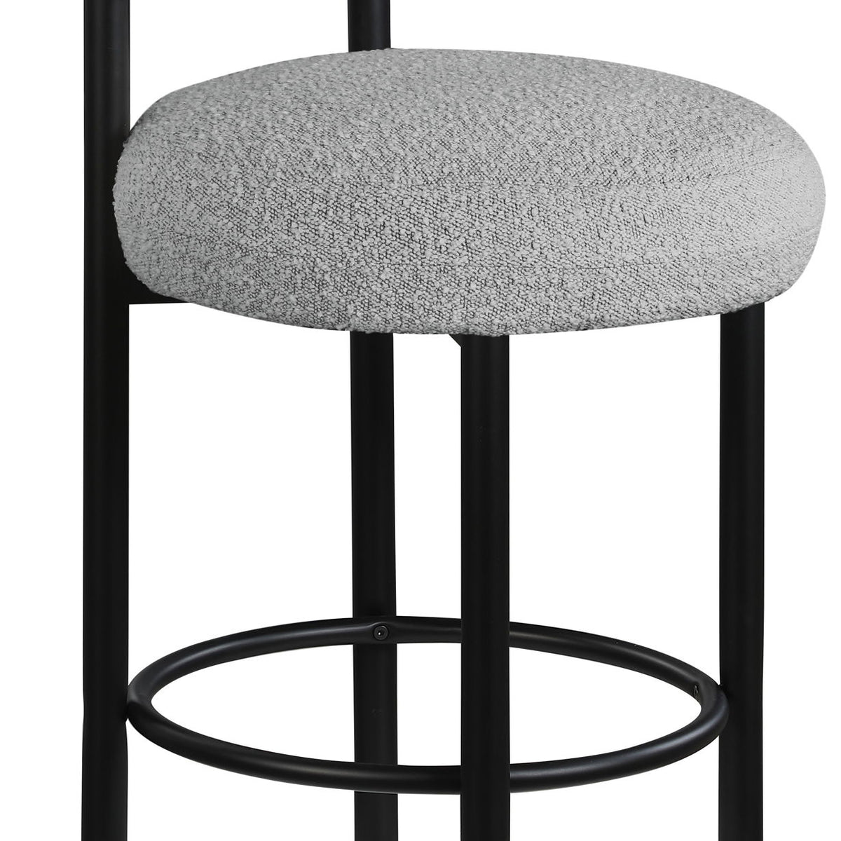 Bordeaux - Stool With Black Legs (Set of 2)