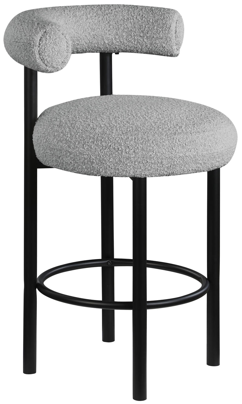 Bordeaux - Stool With Black Legs (Set of 2)