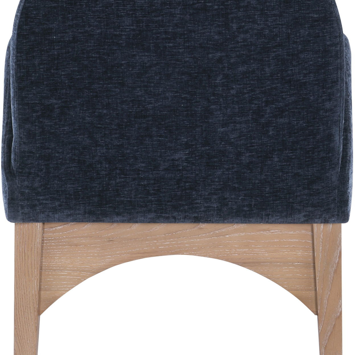 Waldorf - Chenille Dining Arm Chair With Natural Legs