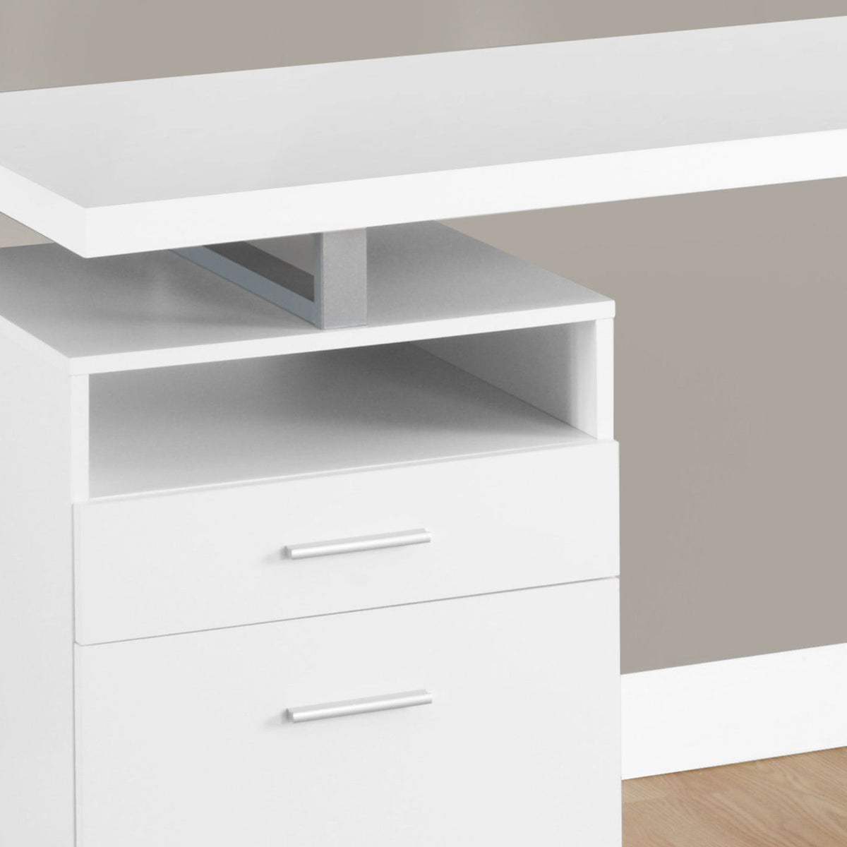 Computer Desk For Home Office, Laptop, Left Right Set - Up, Storage Drawers, Contemporary & Modern