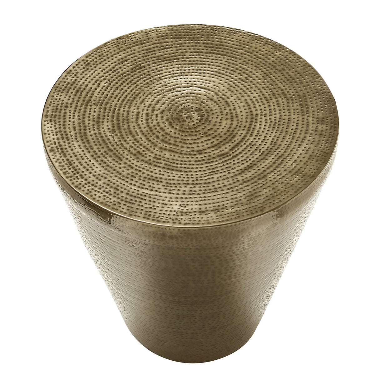 Drum Accent Side Table, Elegant Design