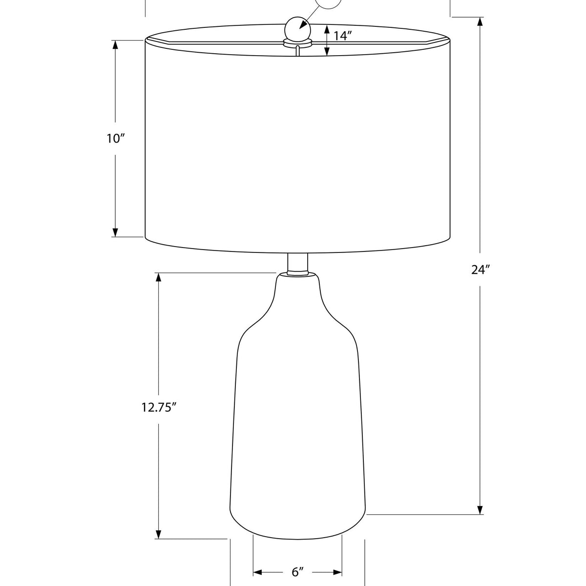 Lighting, Table Lamp, Concrete, Contemporary