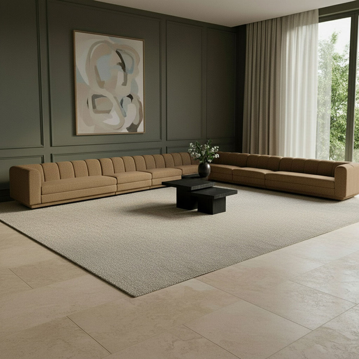Modari - Sectional - Brown
