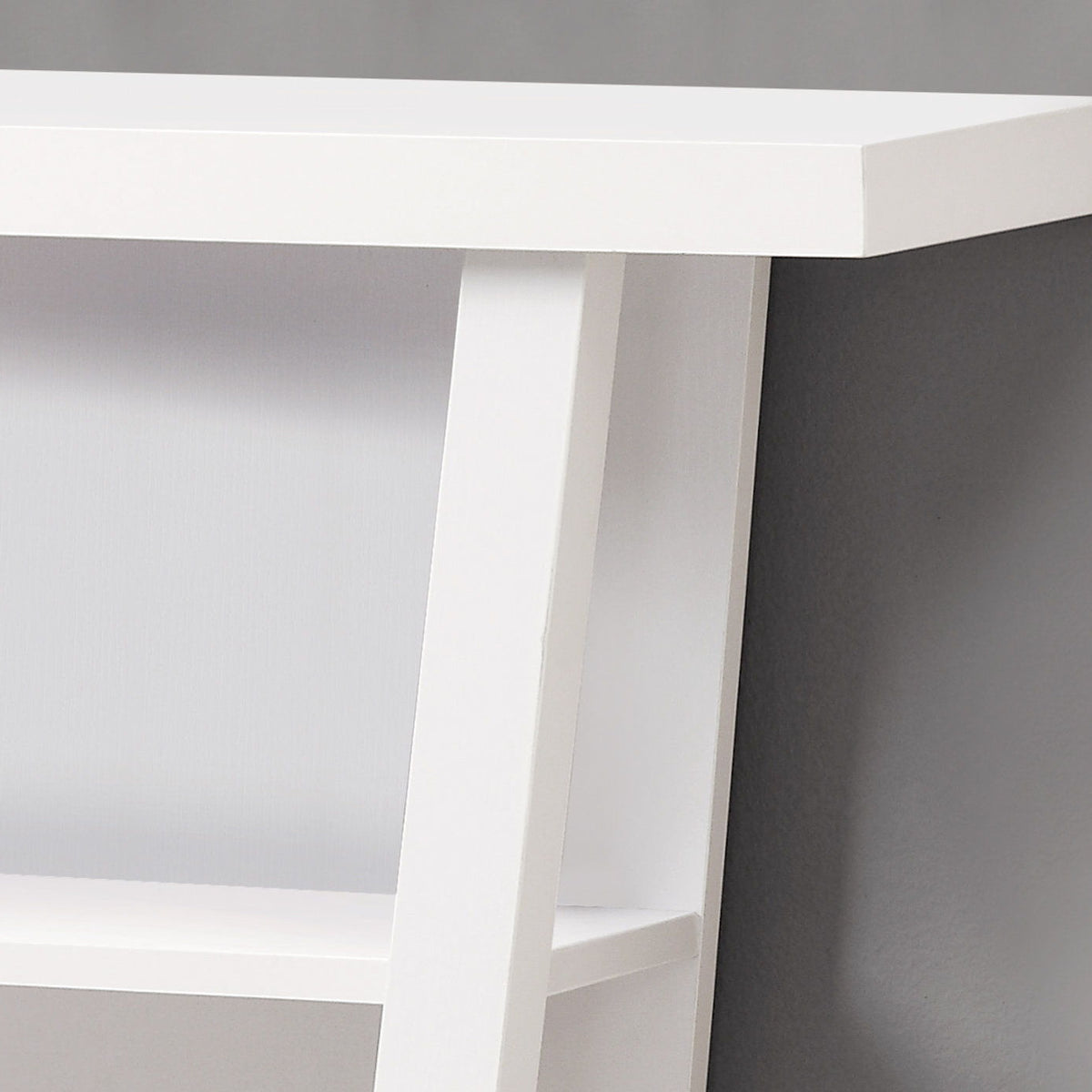 Console Accent Table Narrow For Living Room - White