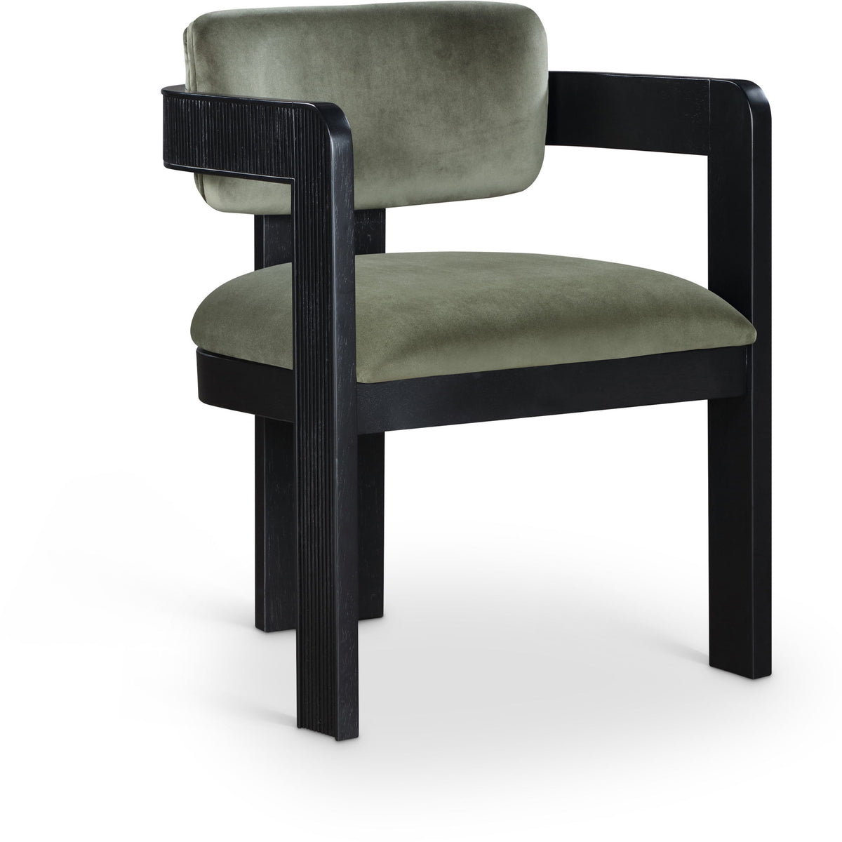 Sacha - Velvet Dining Chair With Black Base (Set of 2)