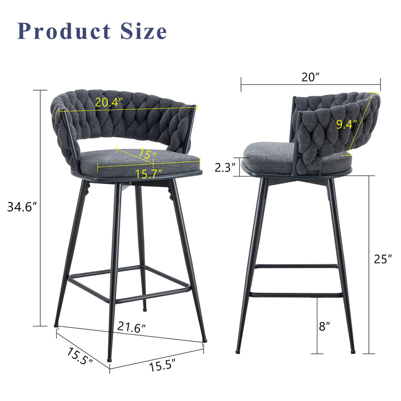 Modern Swivel Chair For Bar High Tables