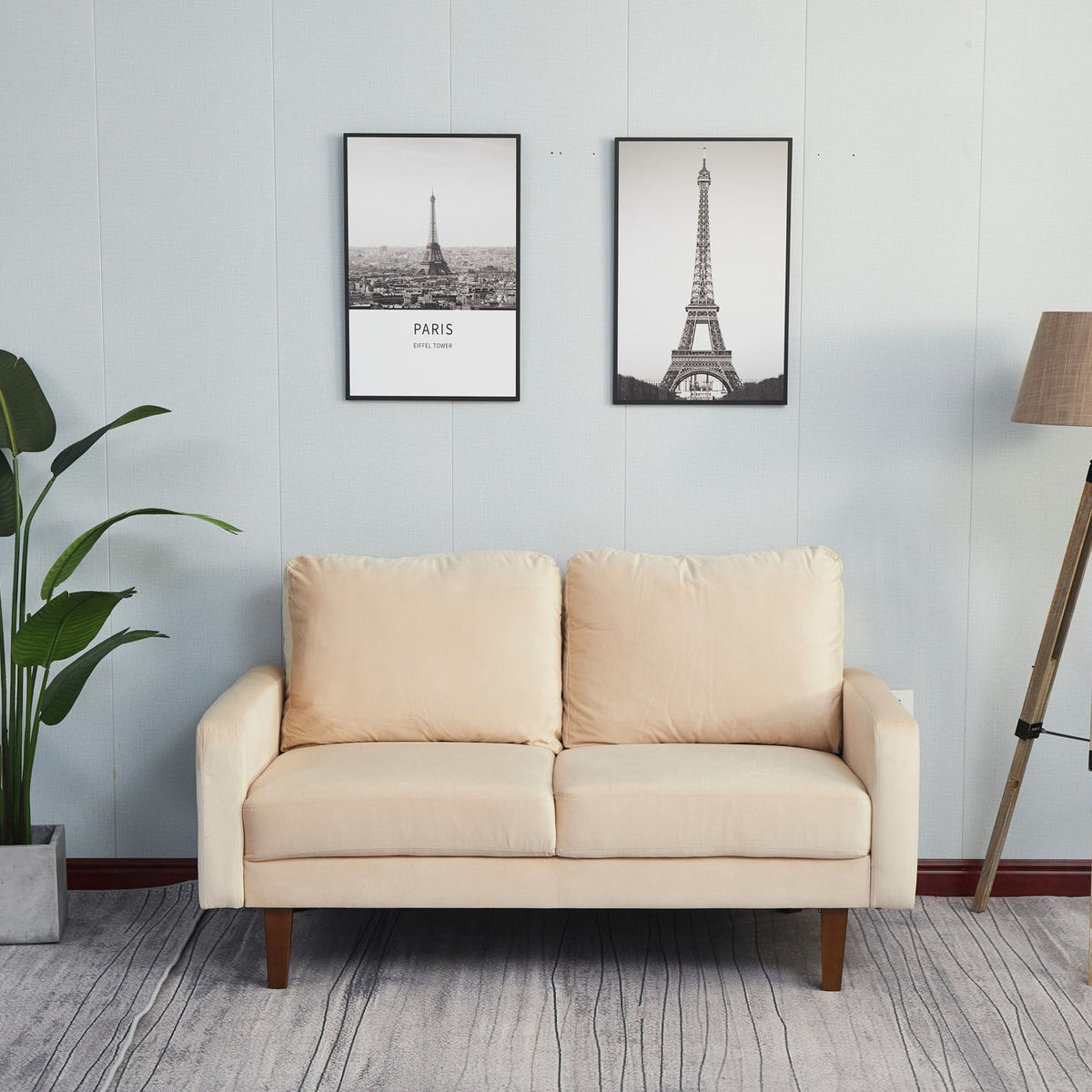 Comfortable Loveseat With Durable Construction
