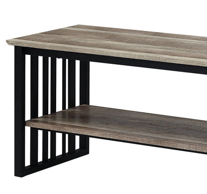 Zudora - TV Stand - Black / Oak