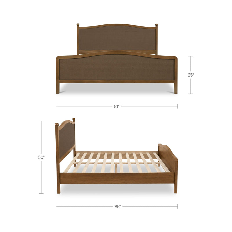 Eve - King Bed - Brown