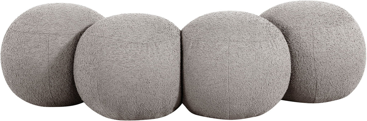 Apollo - Boucle Fabric Bench