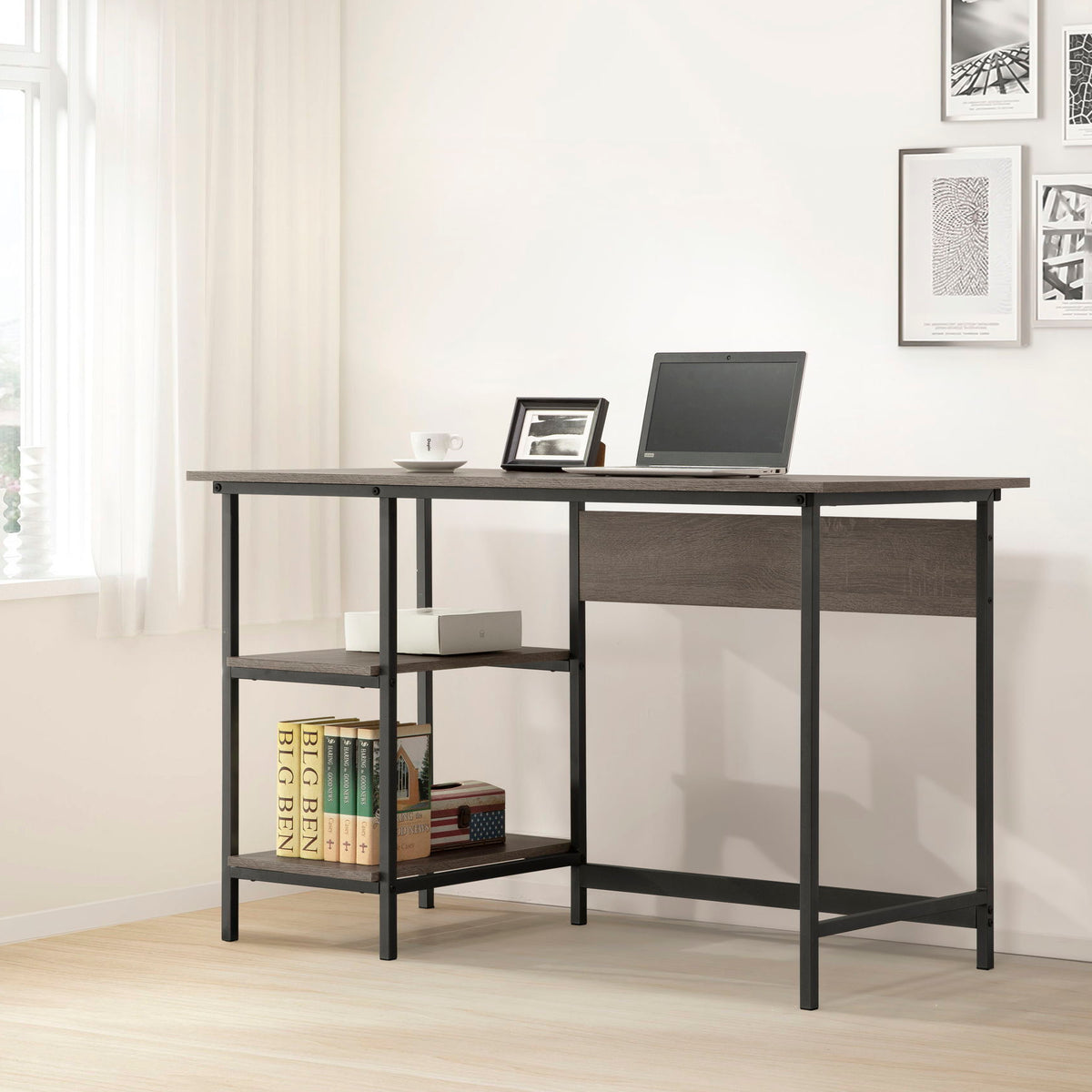 Weathered Desk - Gray