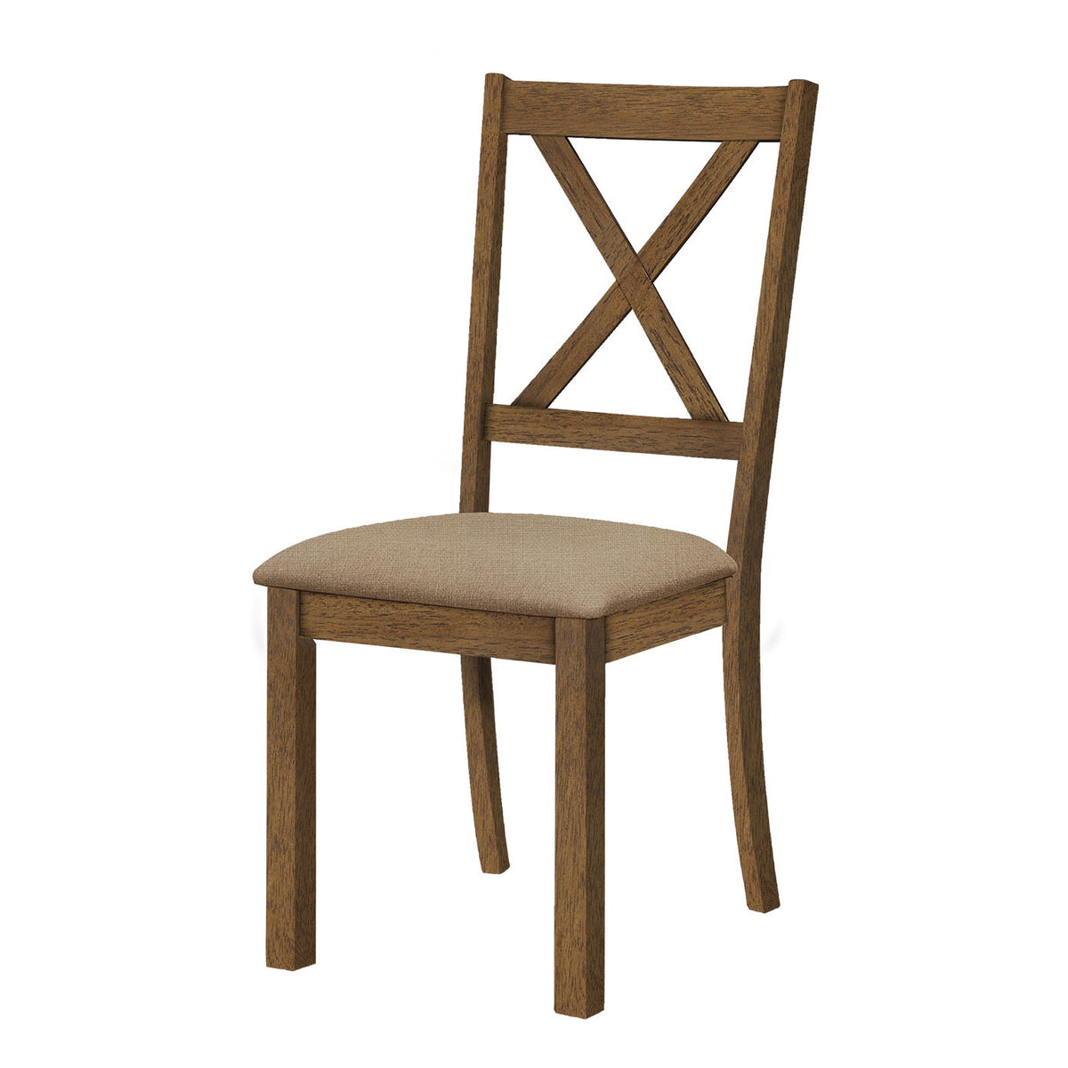 Dining Chair Side, Upholstered For Dining Room, Transitional (Set of 2)