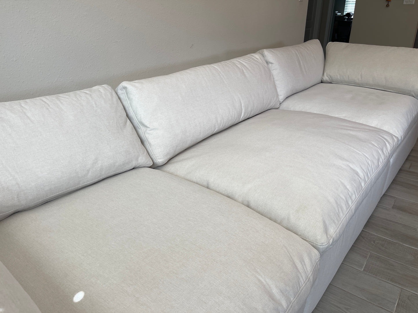 Off White “Dreamee” Cloud Couch Sectional