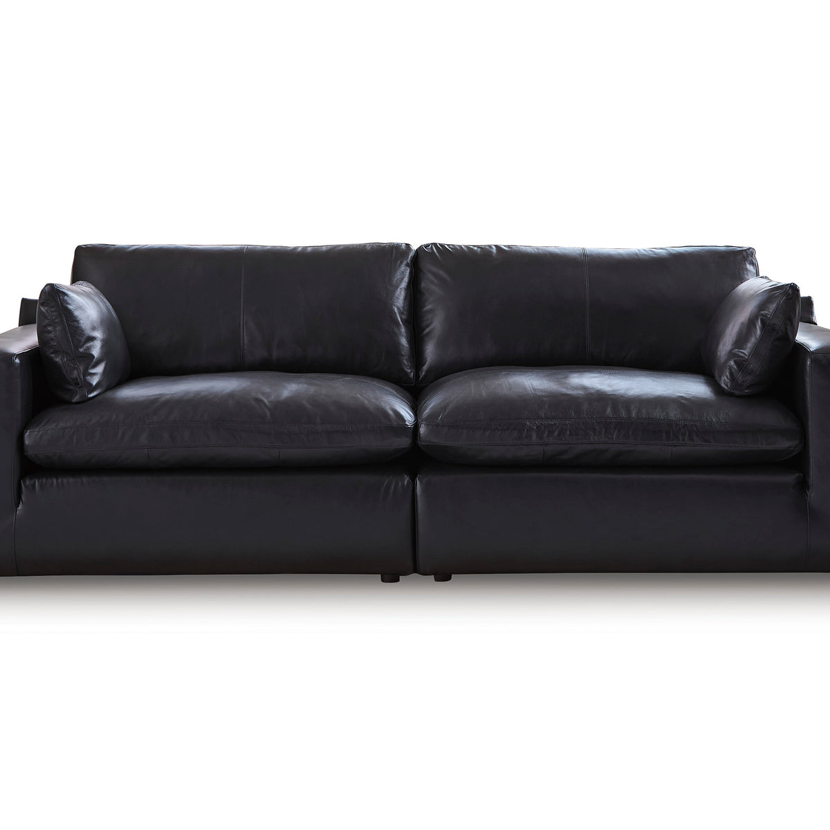 Ashley Furniture Emilia Genuine Leather Cloud Sectional