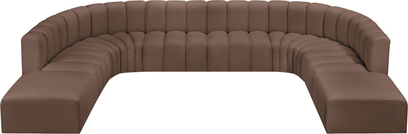 Arc - Faux Leather Modular Sectional