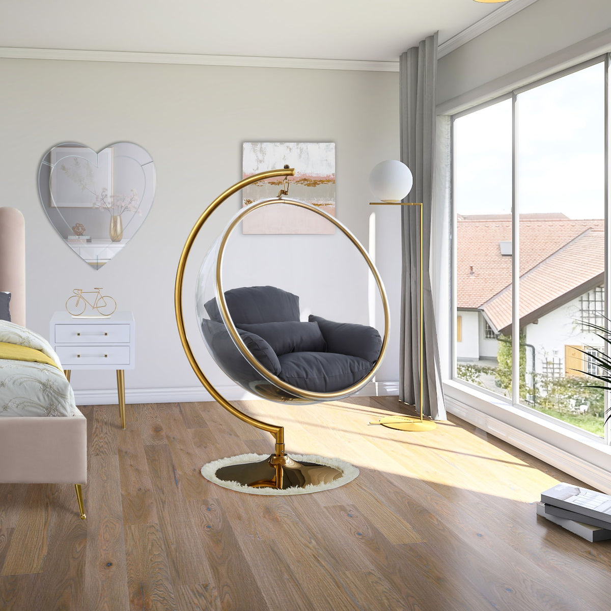 Luna - Swing Bubble Accent Chair