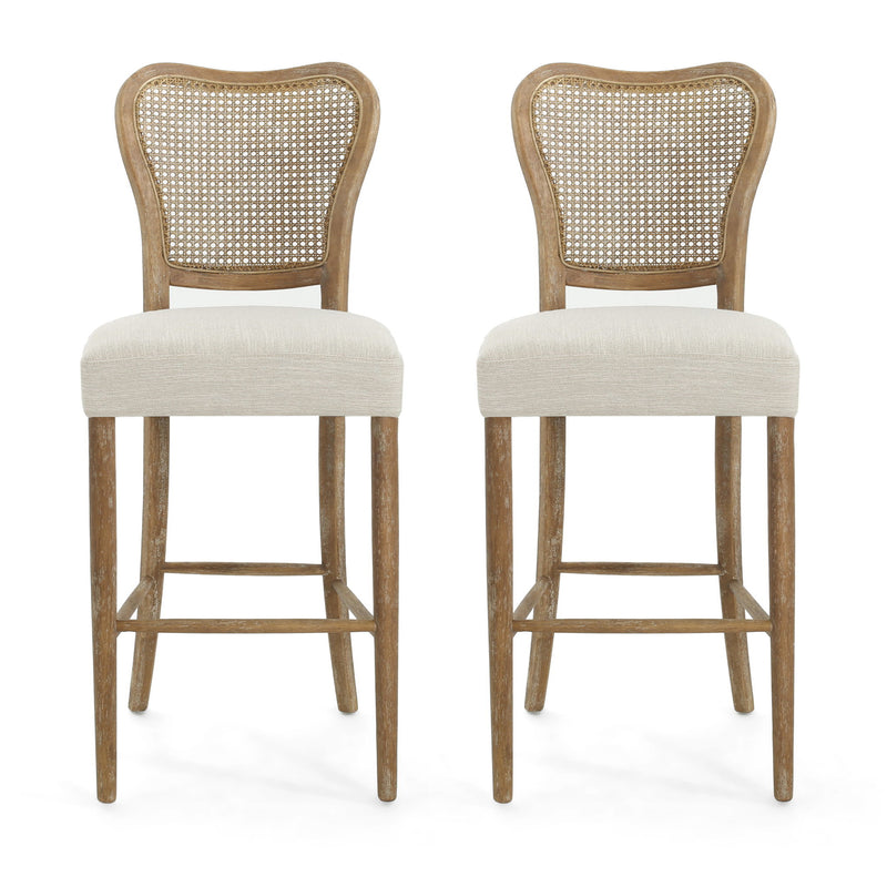 Barstool (Set of 2) - Dark Brown