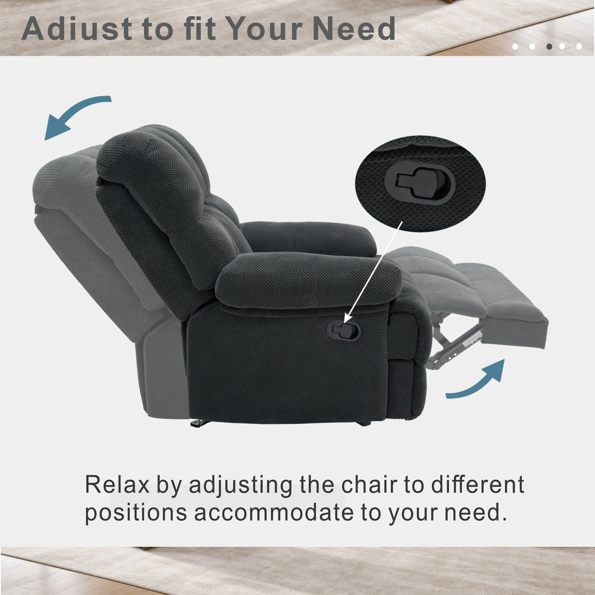 Manual Rocker Recliner Chair