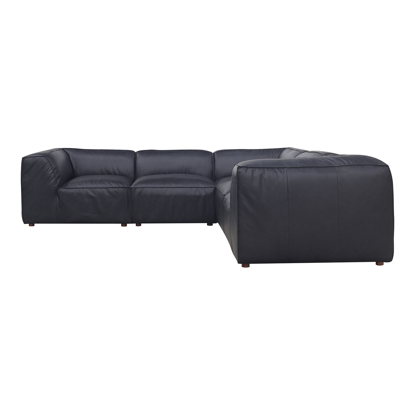 Form - Dream Modular Sectional Vantage Leather - Black