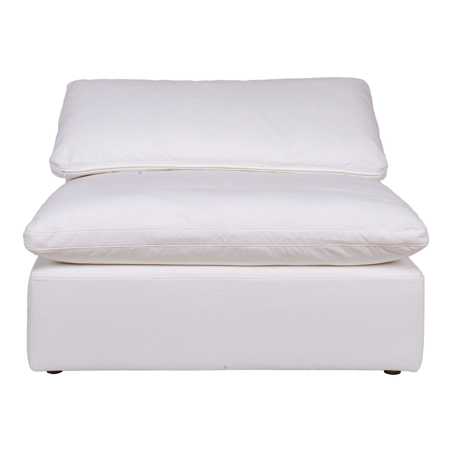 Clay - Livesmart Fabric Slipper Chair - Cream