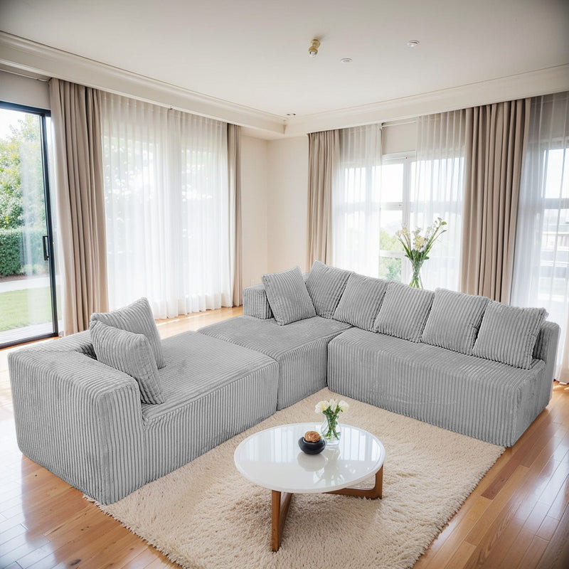 Modular U Shaped Sectional Sofa