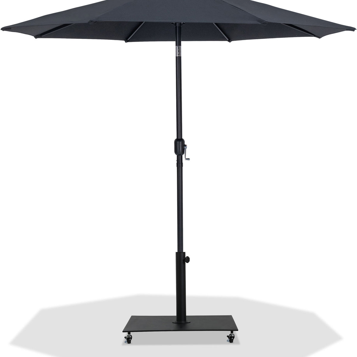 Fiji - Aluminum Patio Umbrella With Square Black Base