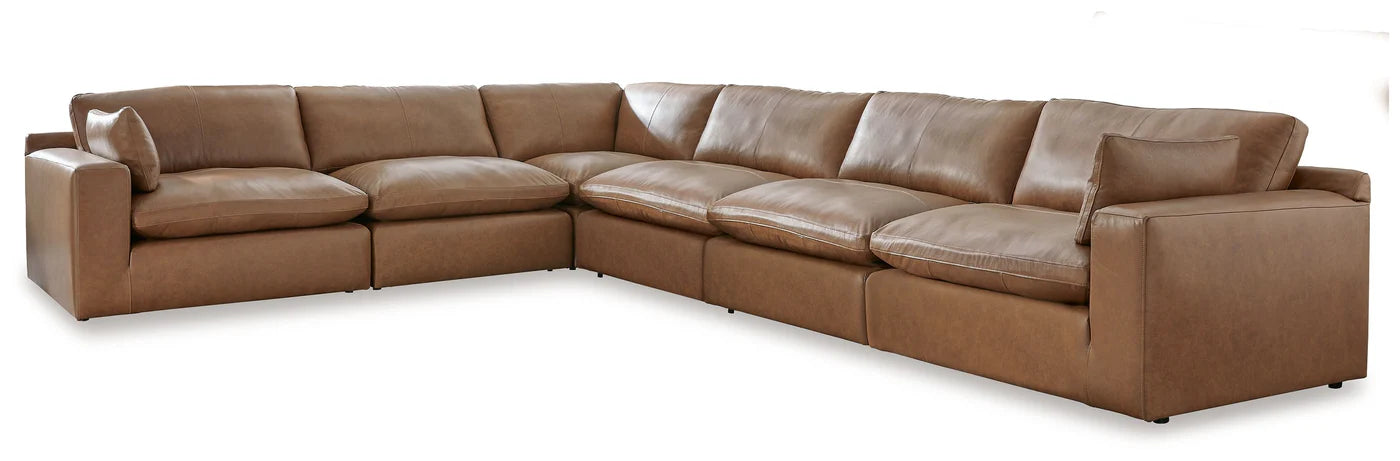 Ashley Furniture Emilia Leather Cloud Sectional