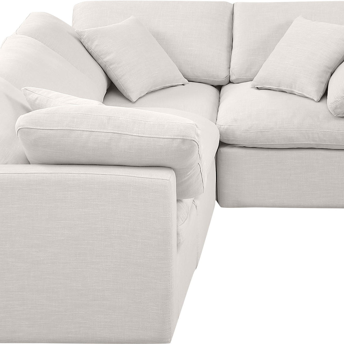 Indulge - Linen 4 Piece Modular Corner Sectional
