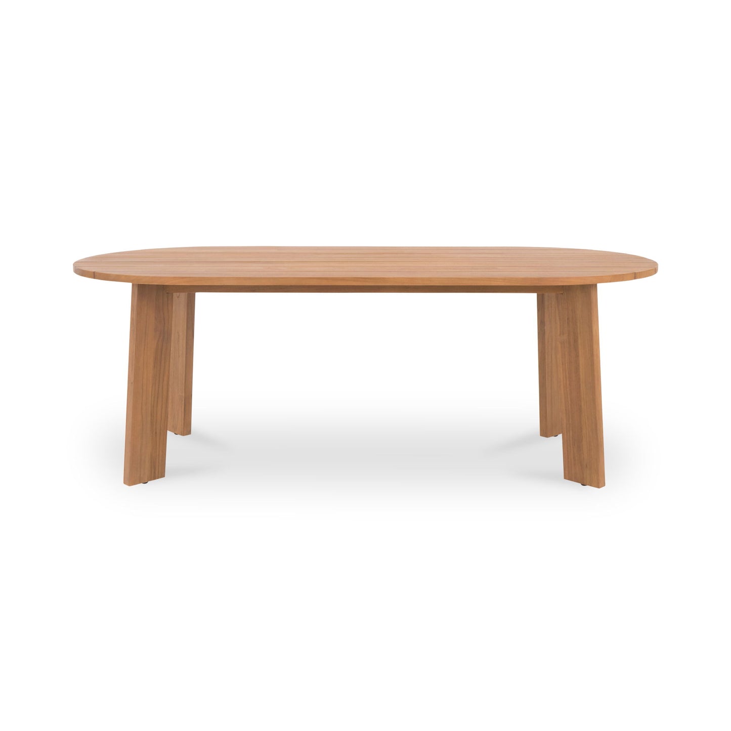 Delta - Oval Outdoor Dining Table - Natural