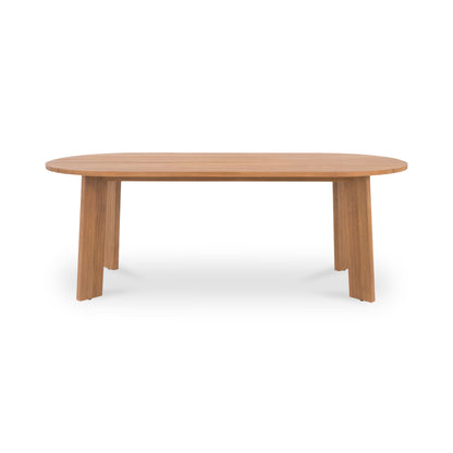 Delta - Oval Outdoor Dining Table - Natural