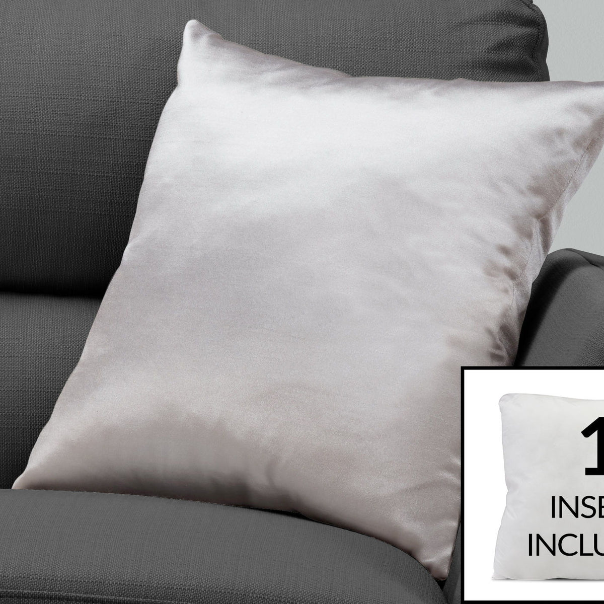 Pillows, Square, Insert Included, Decorative Throw, Hypoallergenic, Modern