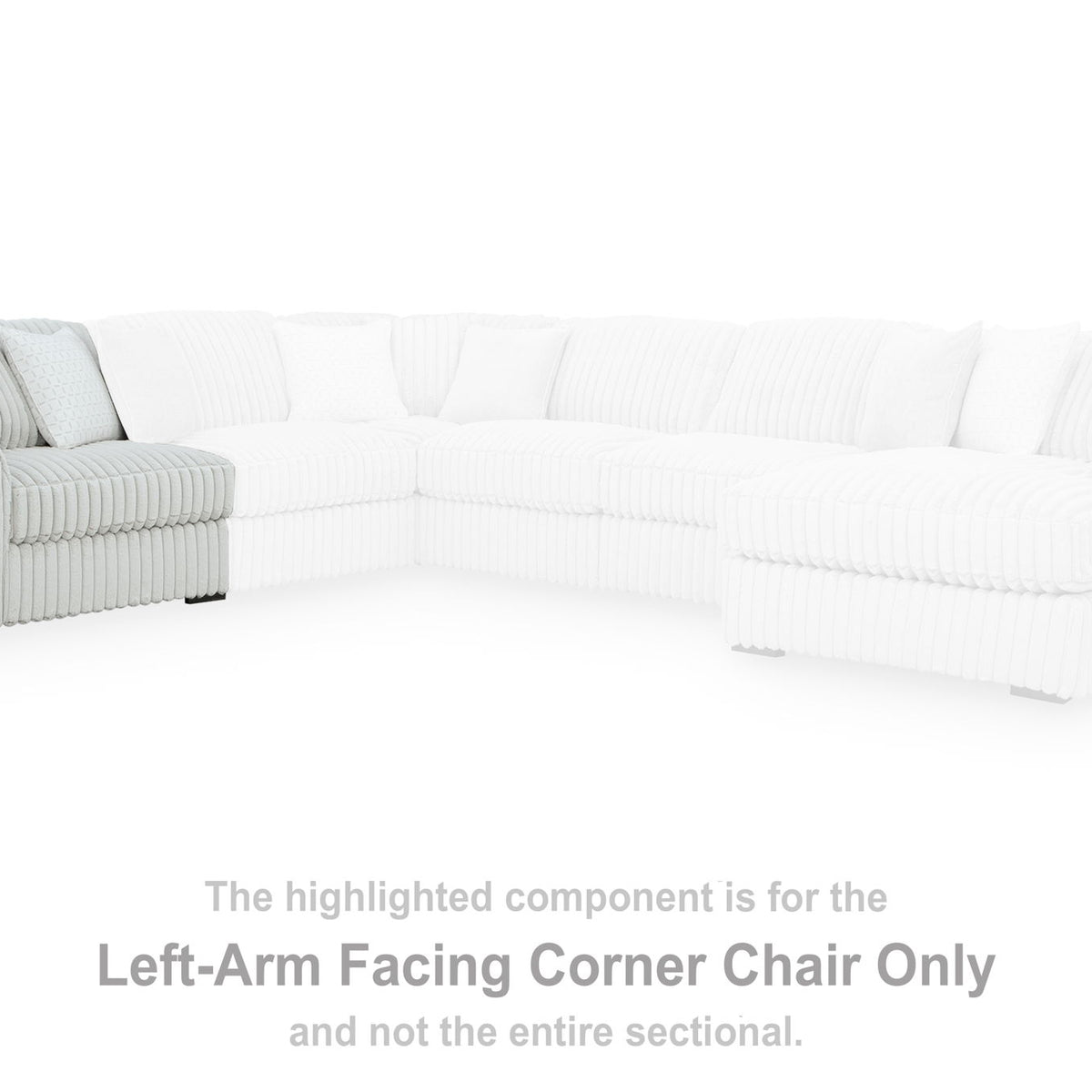 Stupendous - LAF Corner Chair - Alloy