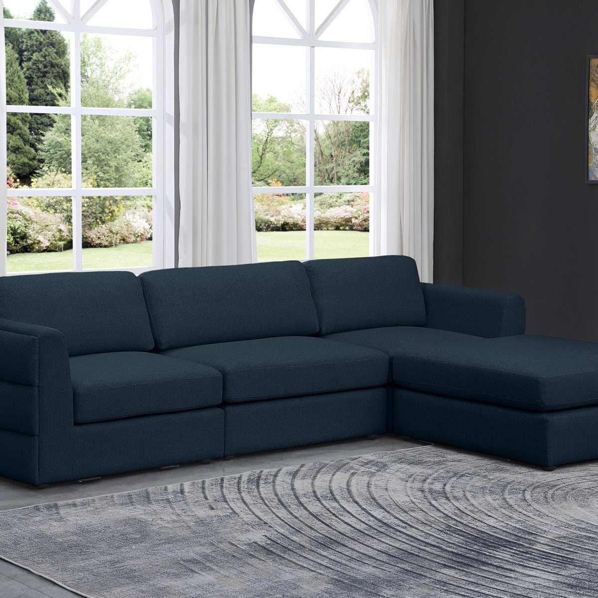 Beckham - 4 Piece Modular L-Sahped Sectional