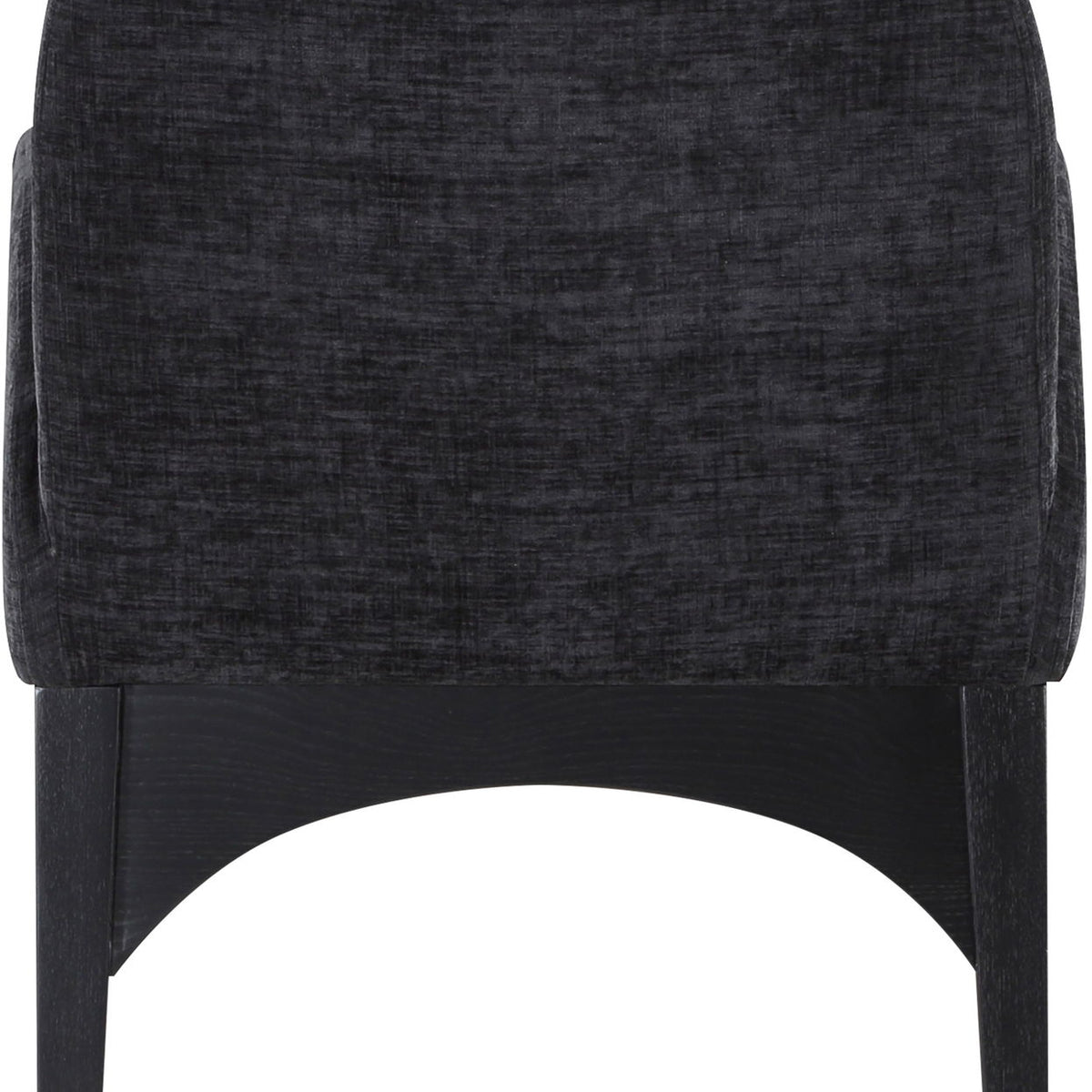 Waldorf - Chenille Dining Arm Chair With Black Legs