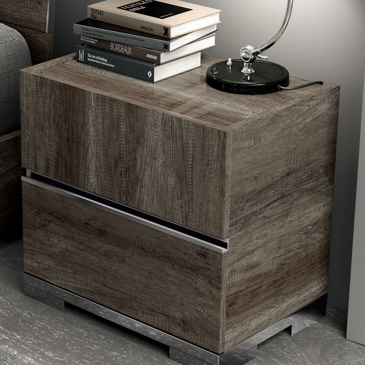 Kamea - Nightstand - Dark Brown