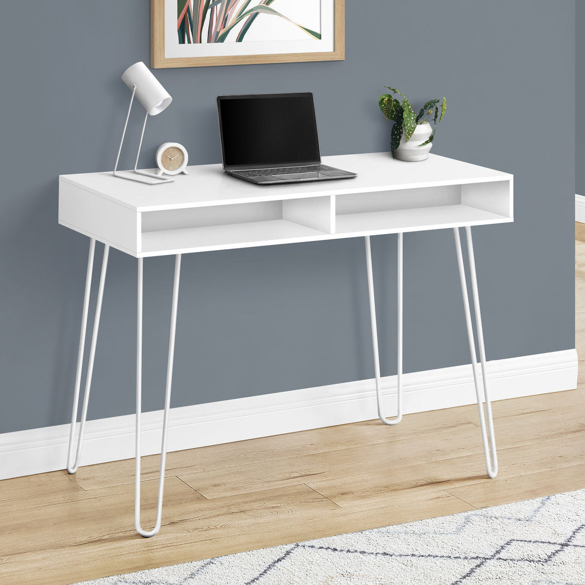 Computer Desk, Home Office, Laptop, Left And Right Set-Up, Storage Drawers, Work, Contemporary, Modern