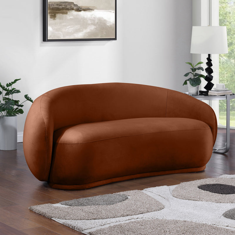 Emery - Loveseat - Cognac