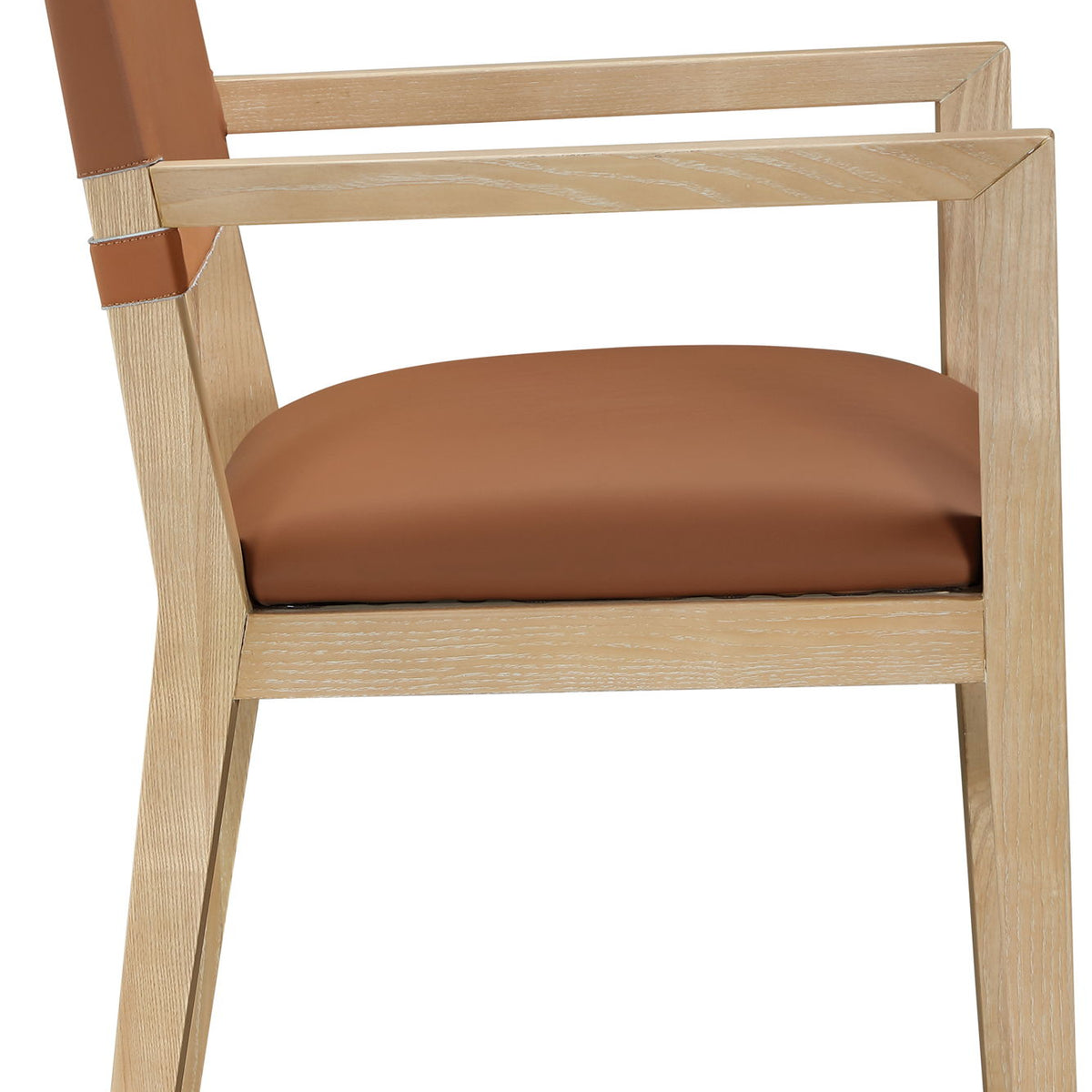 Avon - Vegan Leather Dining Arm Chair