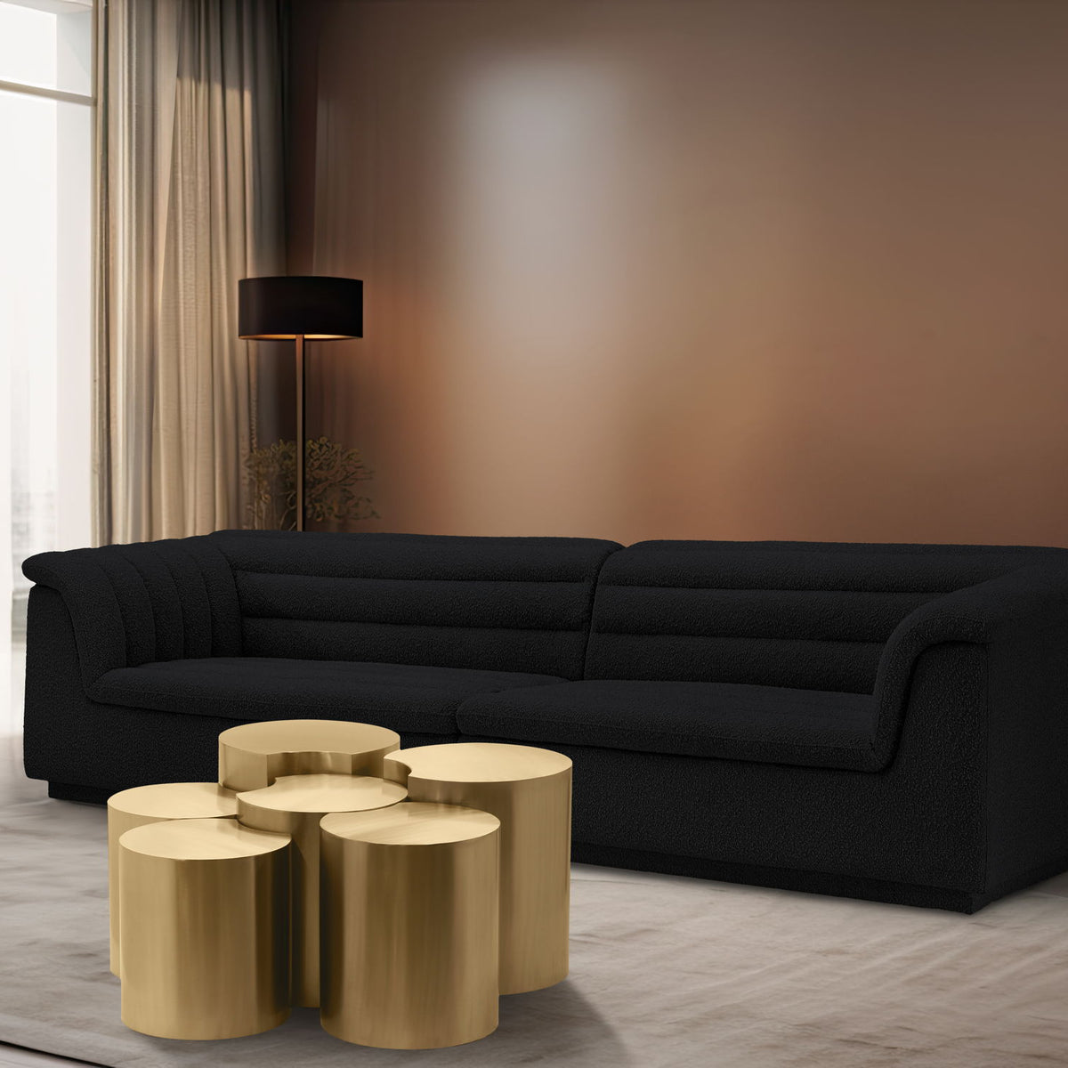 Dimple - 20" 6 Piece Modular Coffee Table