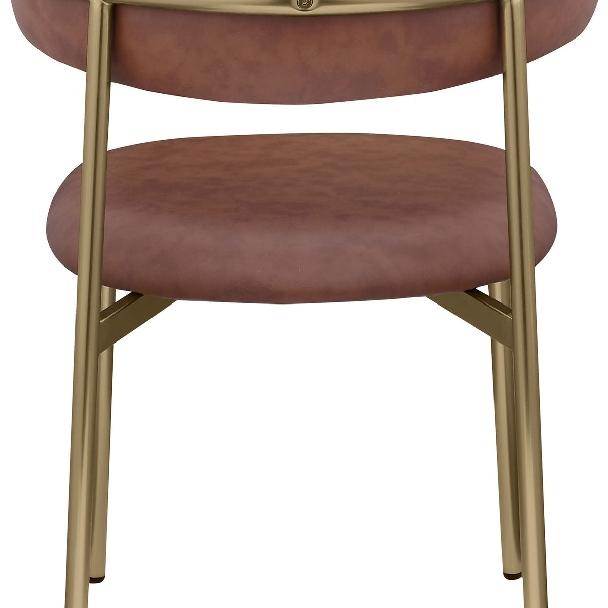 Lupita - Dining Chair With Brushed Gold Legs (Set of 2)