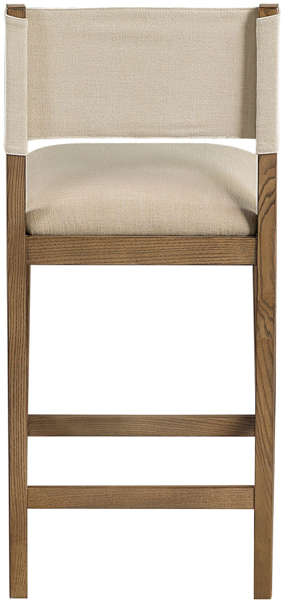 Avon - Linen Textured Performance Fabric Counter Stool