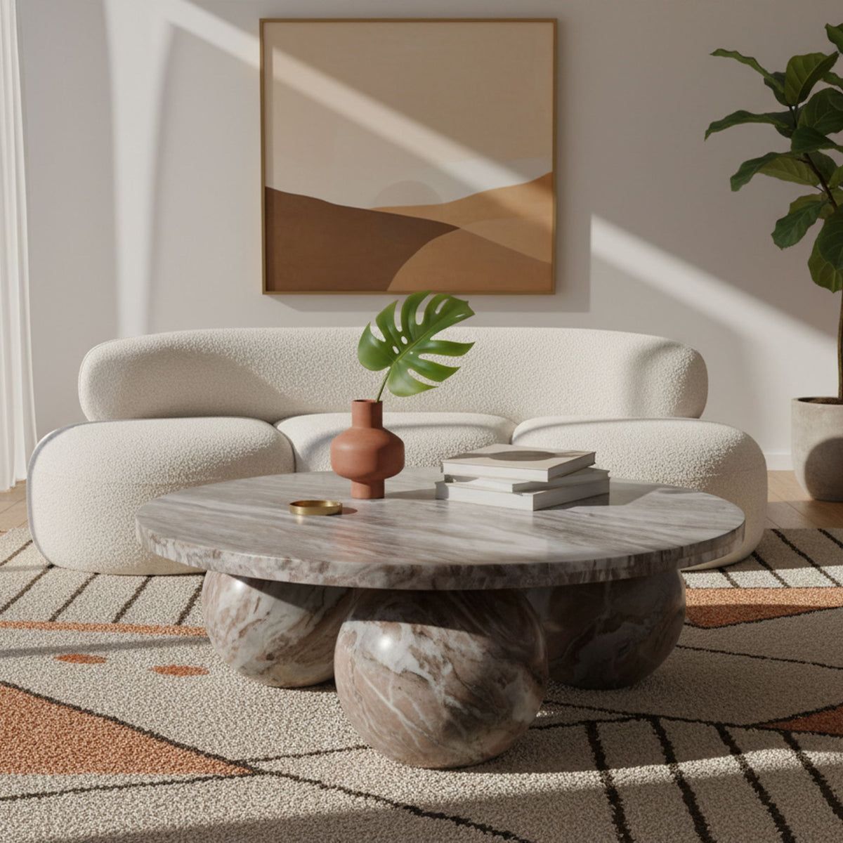Spherical - Marble/Stone Coffee Table