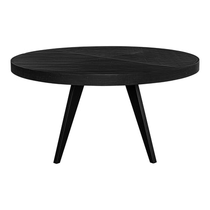 Parq - Acacia Round Dining Table - Black