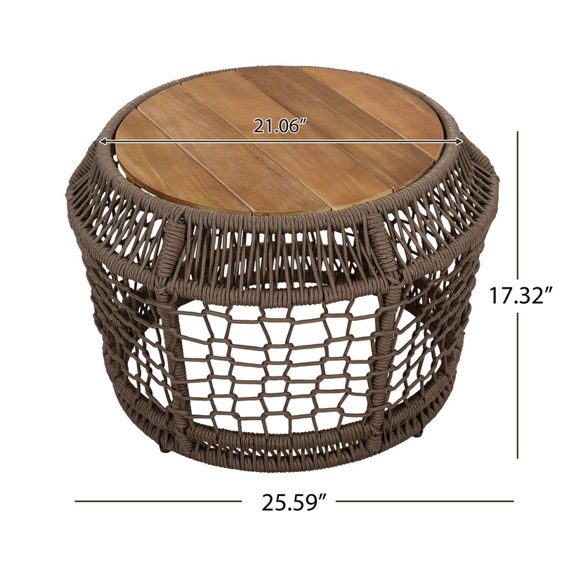 Modern Bohemian Side Table