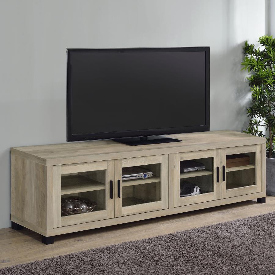 Sachin - 4-Door Engineered Wood TV Stand