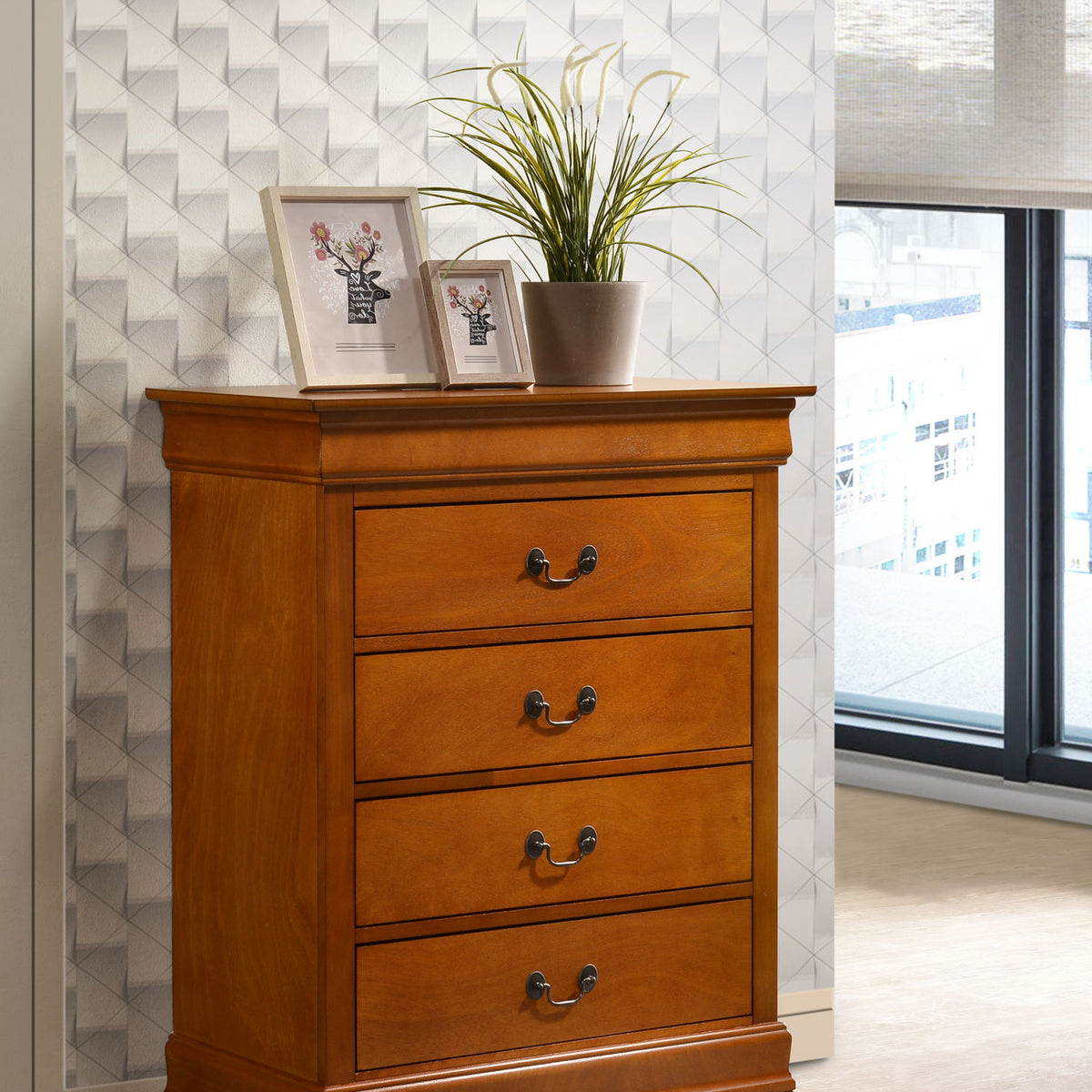 Traditional Style Storage Chest Elegant