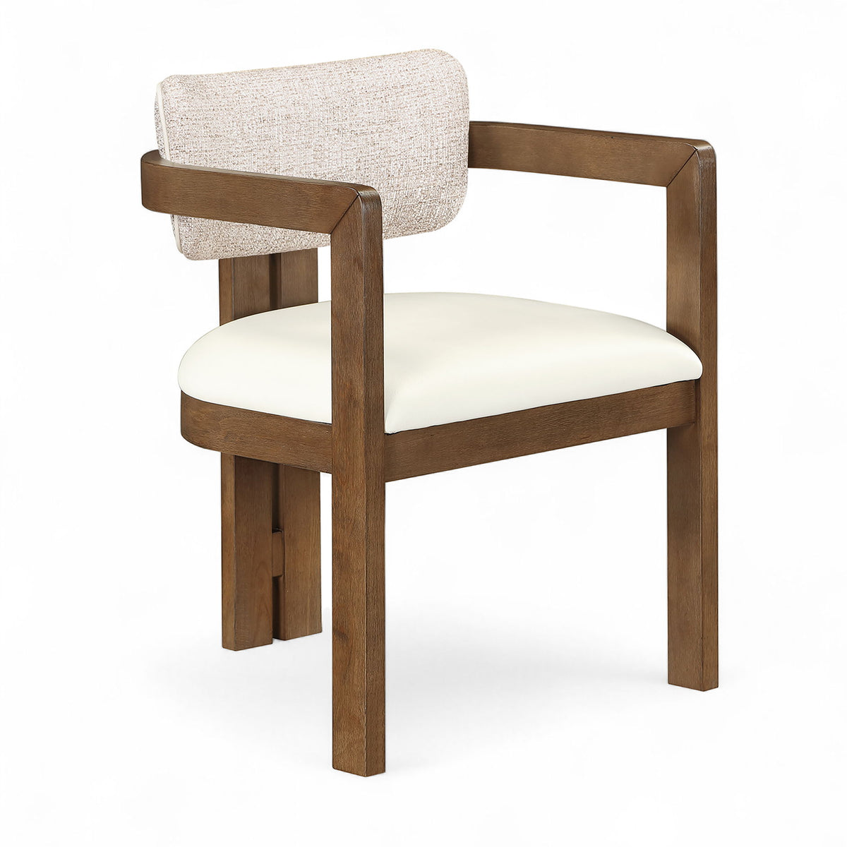 Ravina - Upholstered Dining Chair With Stained Brown Base (Set of 2)