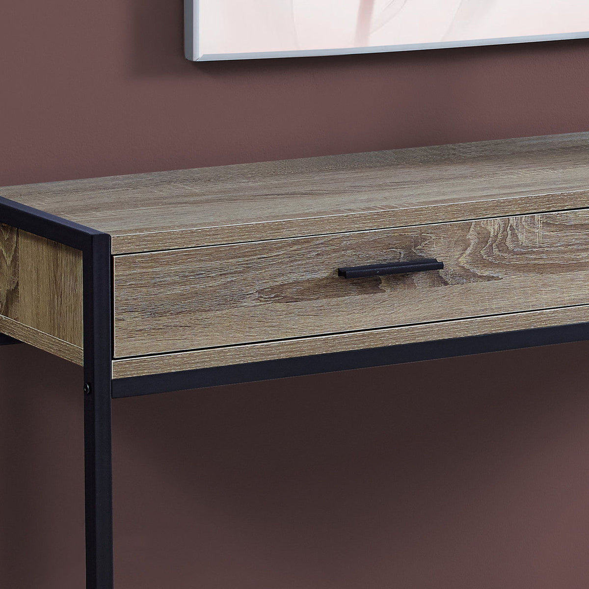 Accent Console Table For Entryway, Storage Drawers, Contemporary & Modern