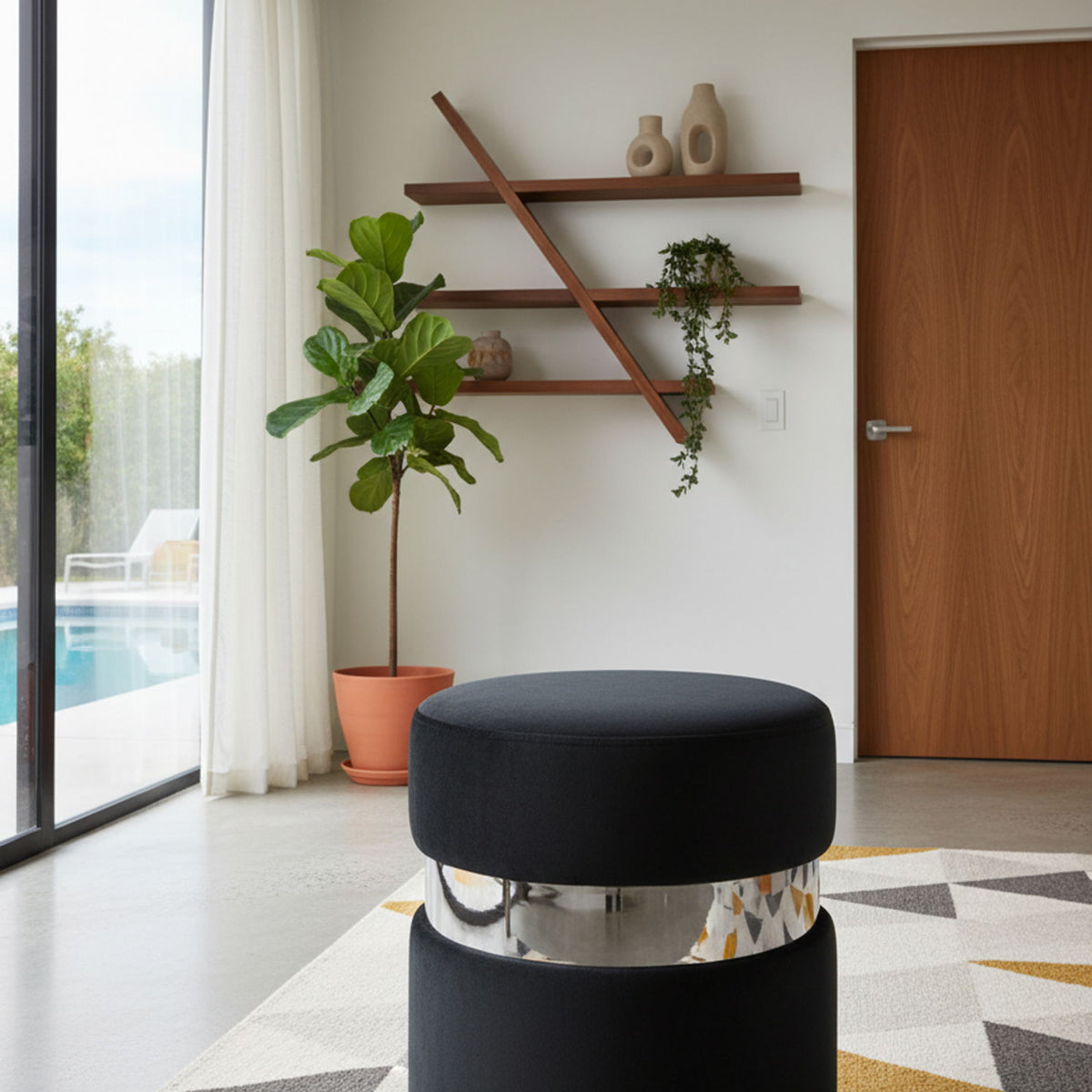 Hailey - Round Ottoman