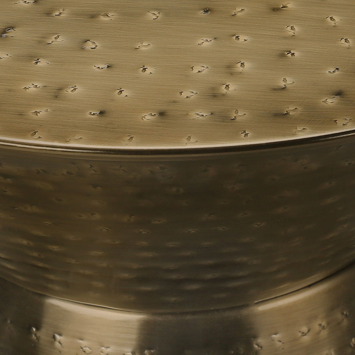 Drum Accent Side Table, Contemporary & Modern Elegant Design
